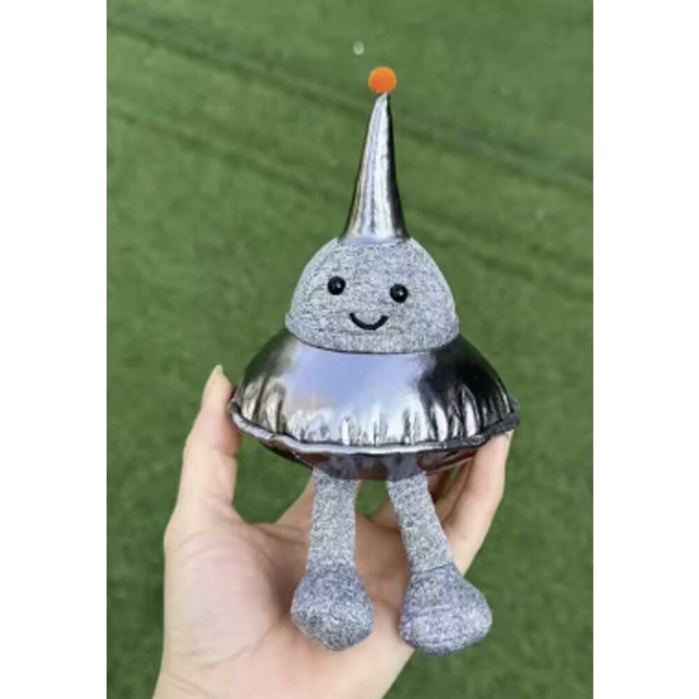 Cute Space Capsule Inspired Bag Pendant, Charm, Keychain Toy - Plush, New